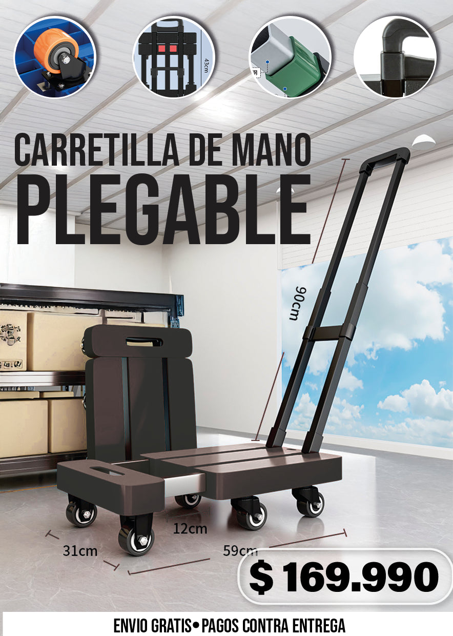 CARRETILLA DE MANO PLEGABLE