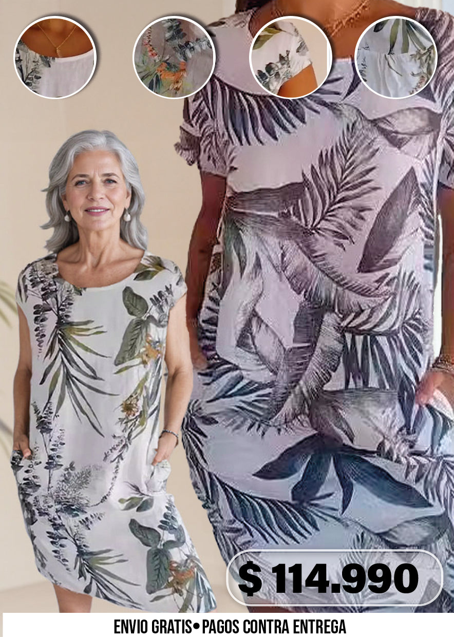 VESTIDO ESTAMPADO HOLGADO