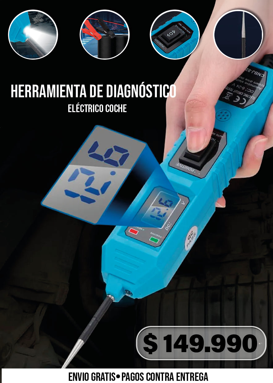 HERRAMIENTA DE DIAGNÓSTICO ELÉCTRICO COCHE