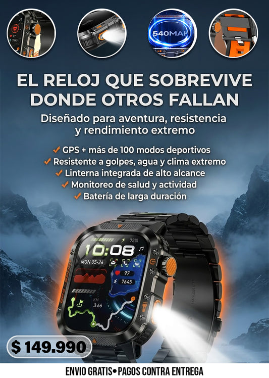 LLEVA 2 NOVAFORCE X2 PRO – RUGGED GPS SMARTWATCH